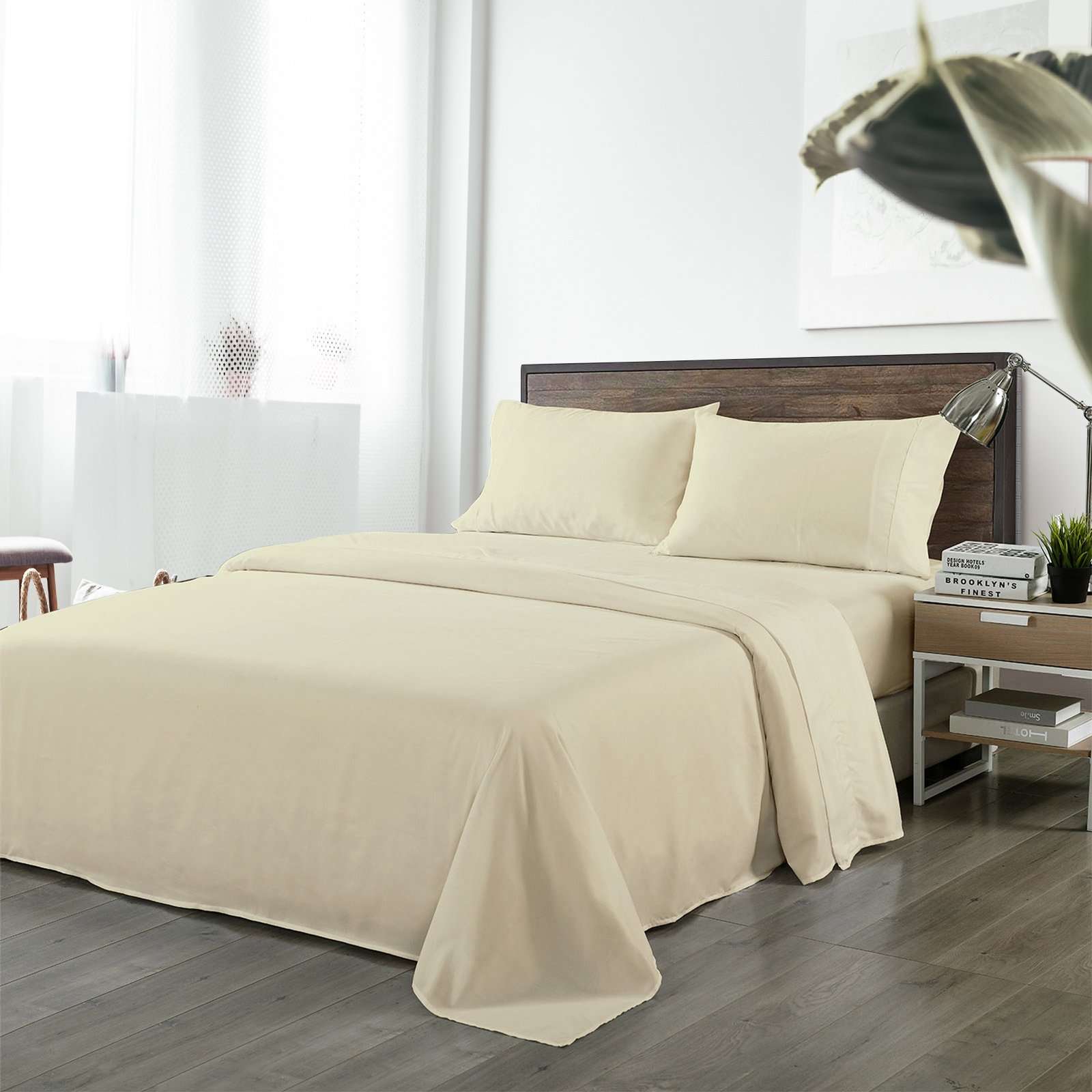 Royal Comfort Bamboo Blended Sheet Set featuring ultra-soft 1000TC fabric, showcasing a luxurious blend of bamboo and microfibre in elegant colors.